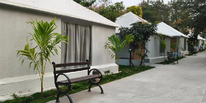 Chhavani royal tent at Fort JadhavGADH unique heritage stay near Pune